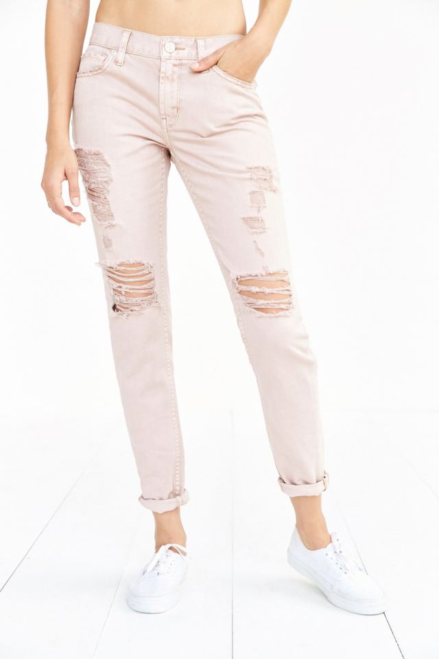 Jeans étroit déchiré à coupe masculine BDG #1