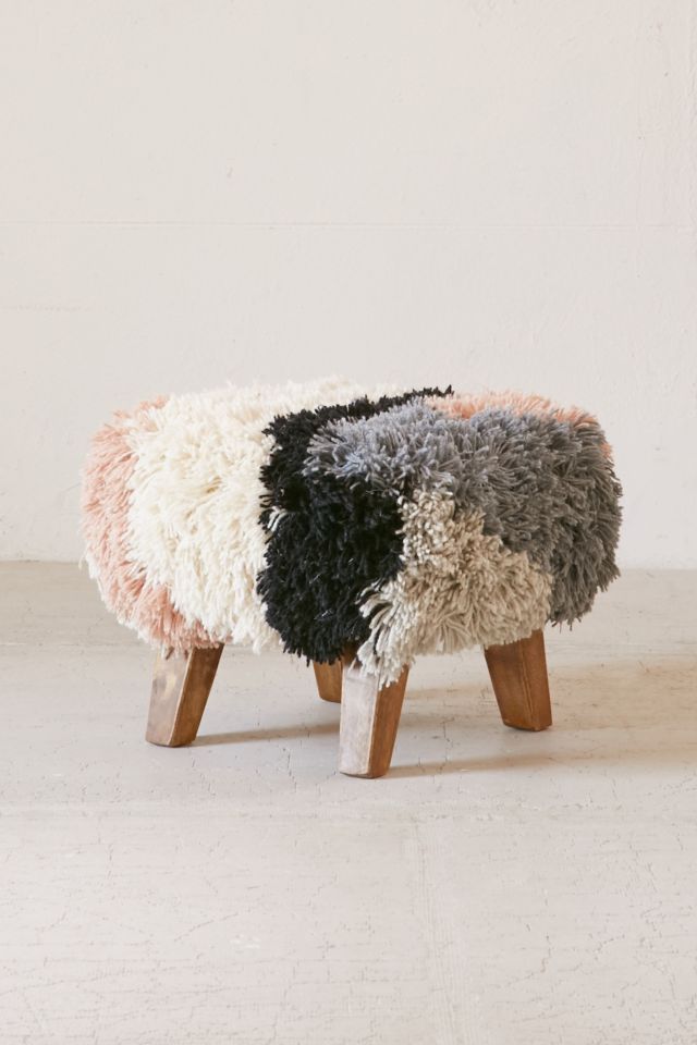 Shaggy Ottoman #2