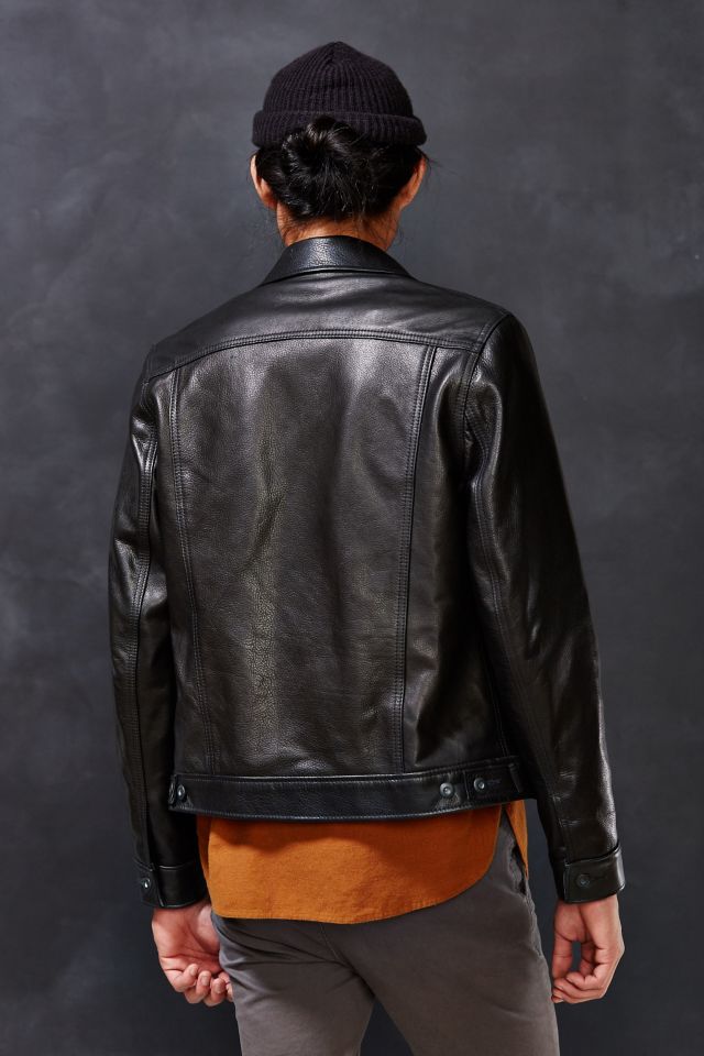 Schott leather sales tanker jacket