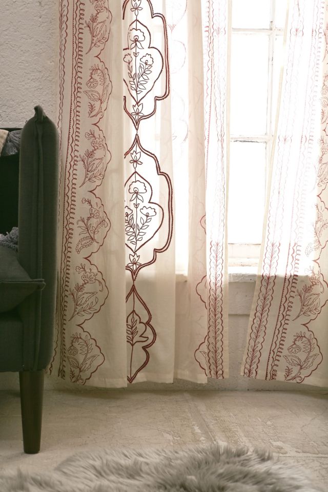 Jazmin Embroidered Curtain #1