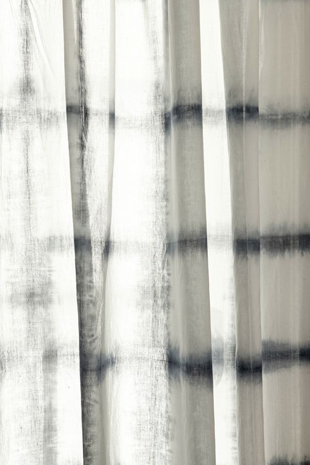 Accordion Indigo Dye Curtain #1