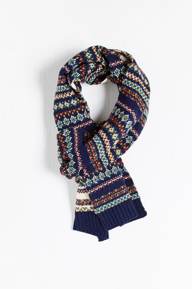 Fair Isle Two Sided Scarf #3