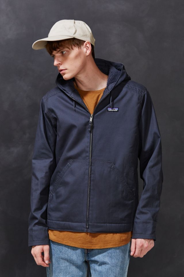 Patagonia men's lined store canvas hoody