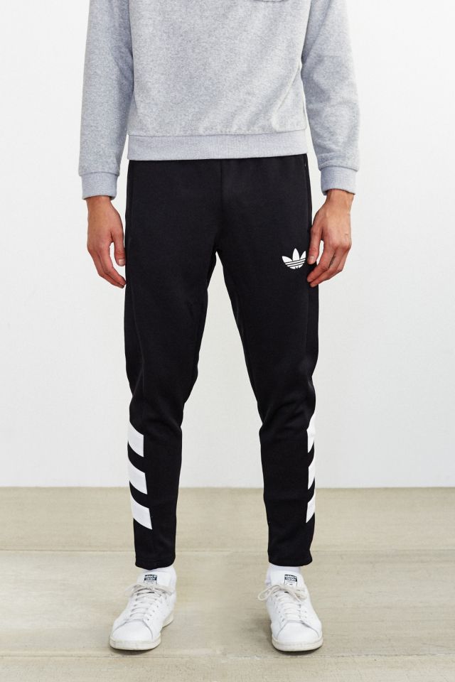 Adidas Trefoil Mens Joggers Zip Pockets Track Sweatpants Fleece