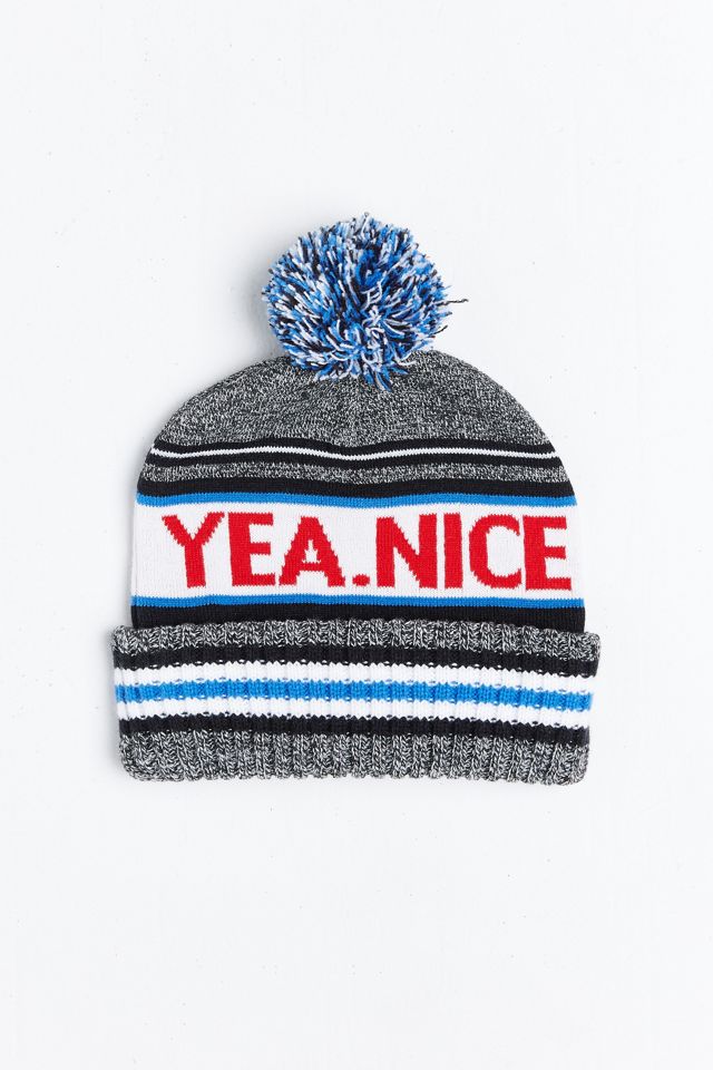 Yea.Nice Athletic Pom Beanie | Urban Outfitters