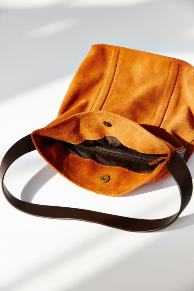Kimchi Blue Soft Lines Suede Shoulder Bag #4