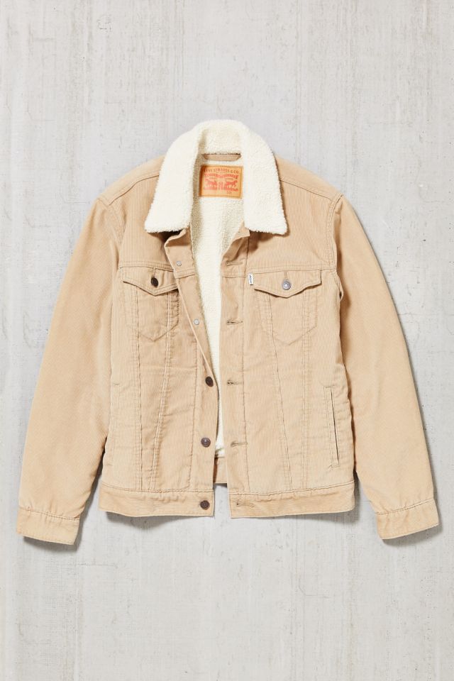 Levi s Corduroy Sherpa Trucker Jacket