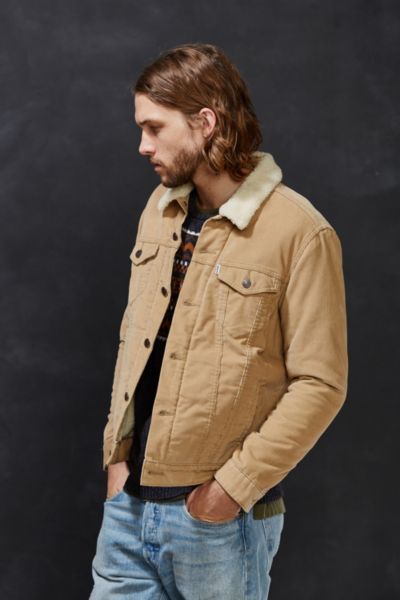 urban outfitters levis sherpa jacket