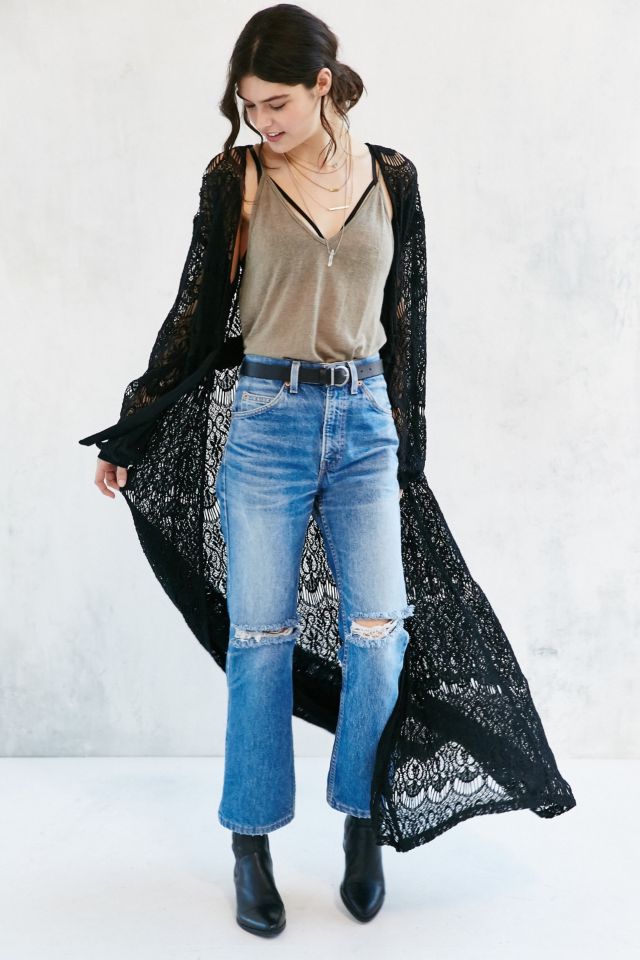 Lace 2025 duster coat