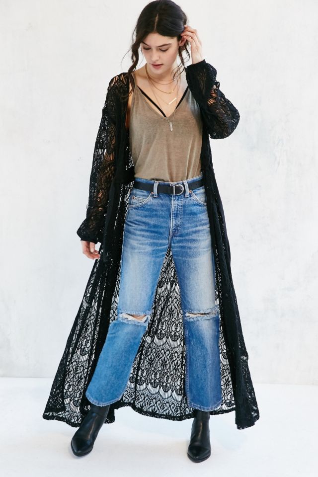 Somedays Lovin Runaway Lace Duster Jacket Urban Outfitters Canada