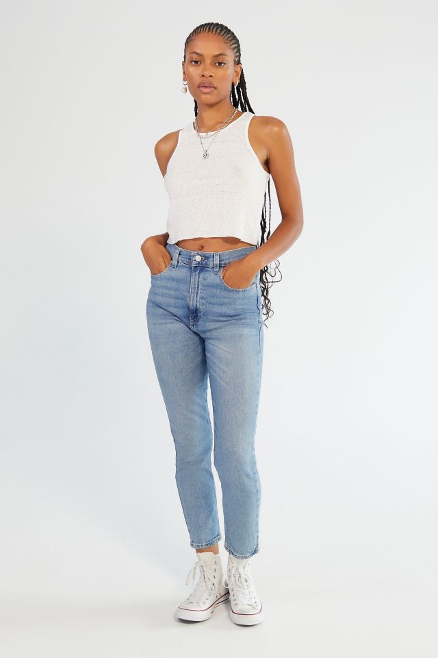 High Rise Girlfriend Jeans