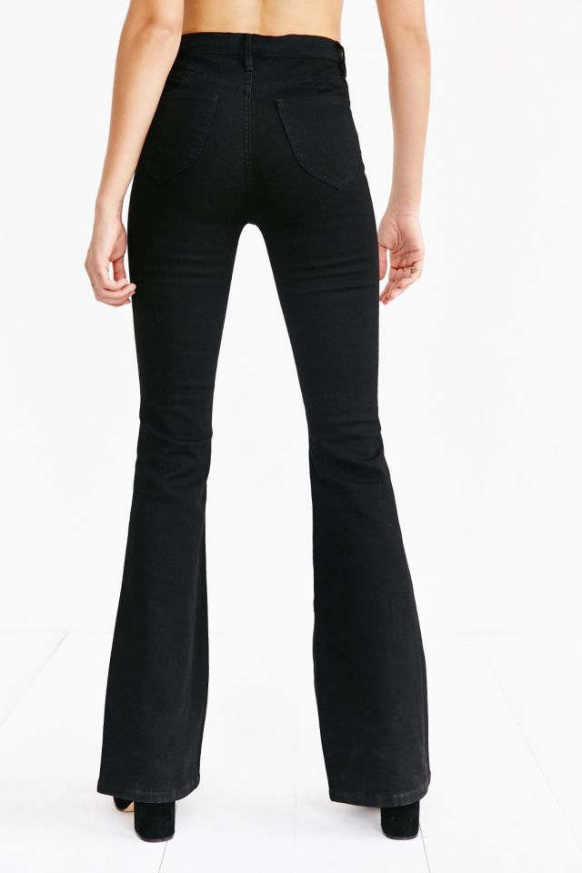 BDG Morrison High-Rise Flare Jean - Black | Urban Outfitters