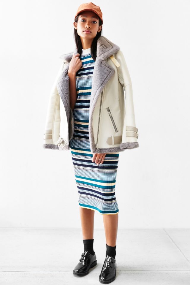 BDG Multi-Stripe Sweaterknit Dress #1