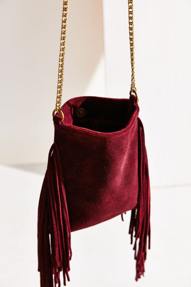 Ecote Suede Chain Mini Crossbody Bag #5
