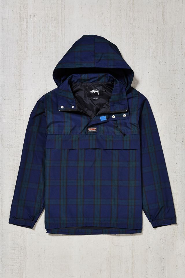 Stussy Plaid Pullover Jacket | Urban Outfitters