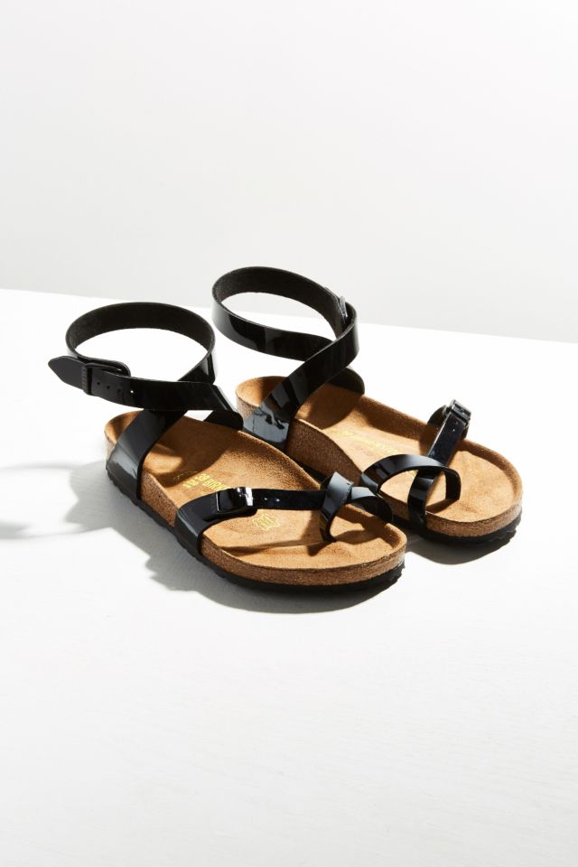 Birkenstock Patent Yara Ankle Wrap Sandal #3