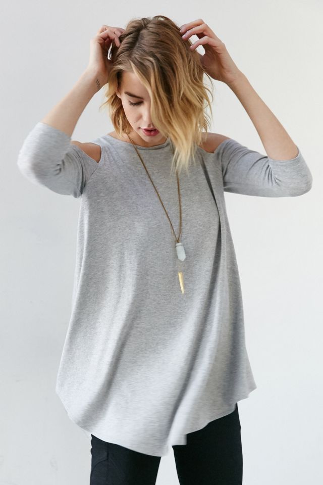 Kimchi Blue Tyra Cold Shoulder Tunic Top #4