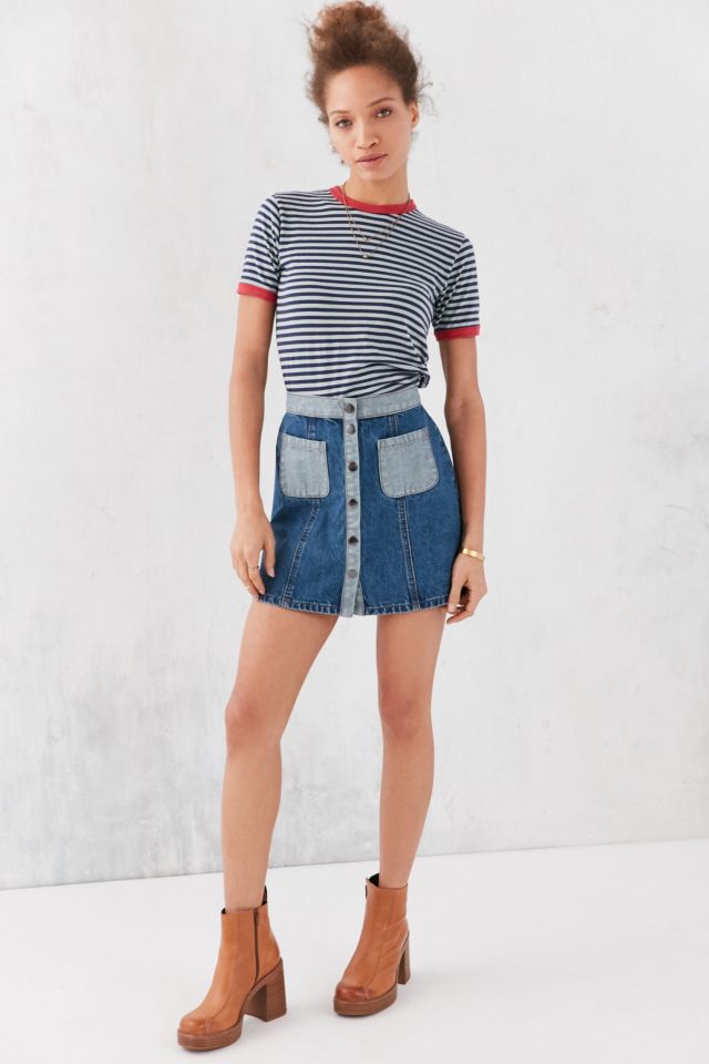 Truly Madly Deeply Jewel Stripe Ringer Tee #1
