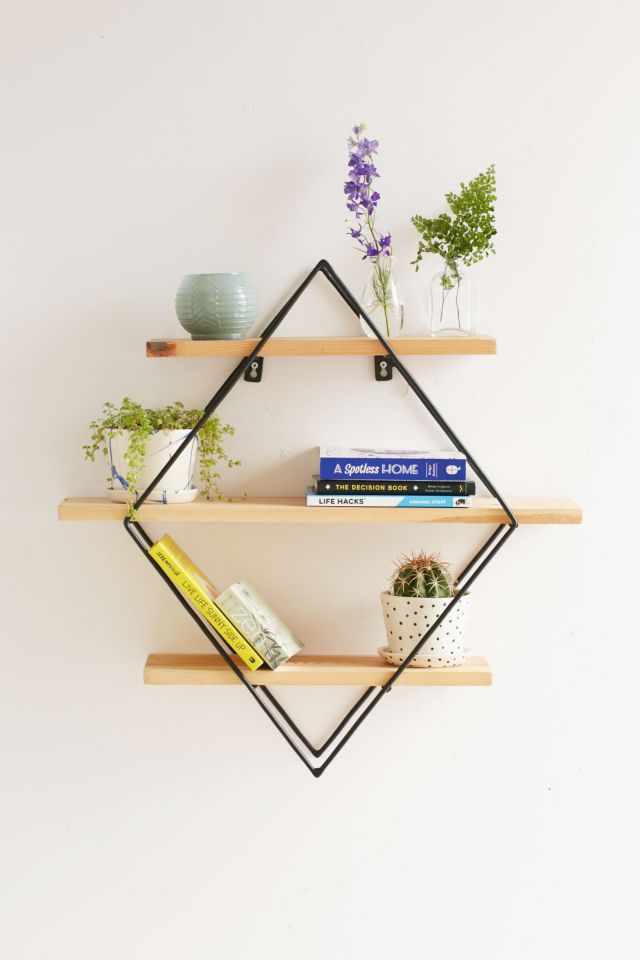 Diamond Cross Planes Wall Shelf #1