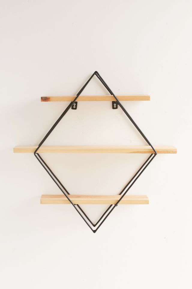 Diamond Cross Planes Wall Shelf #2