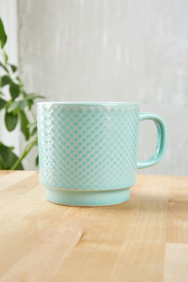 Embossed Ceramic Mug Urban Outfitters