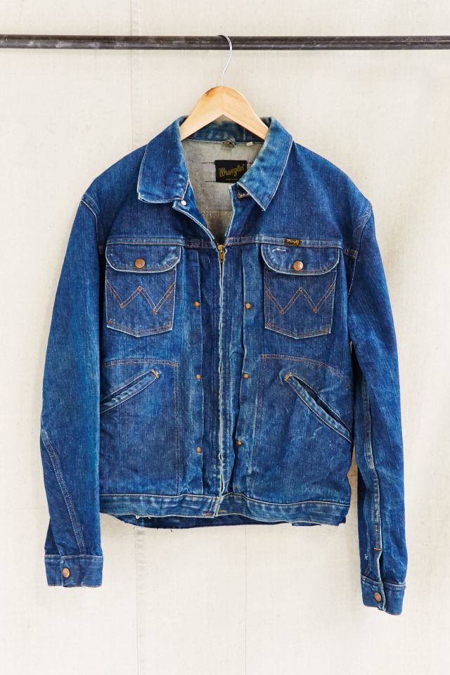 Vintage Wrangler Zip Jacket | Urban Outfitters