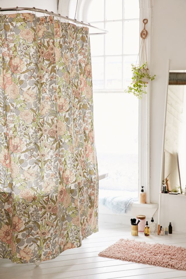 Plum & Bow Cecilia Floral Shower Curtain | Urban Outfitters