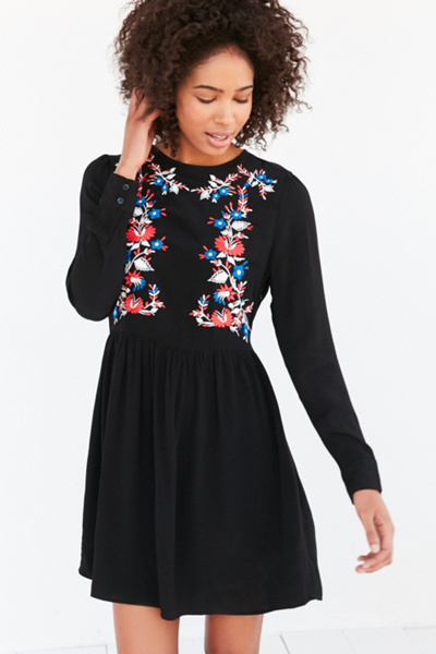 Little White Lies Precious Embroidered Dress | Urban Outfitters
