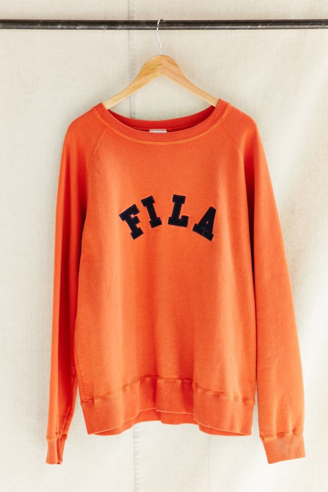 Vintage FILA Orange Sweatshirt |