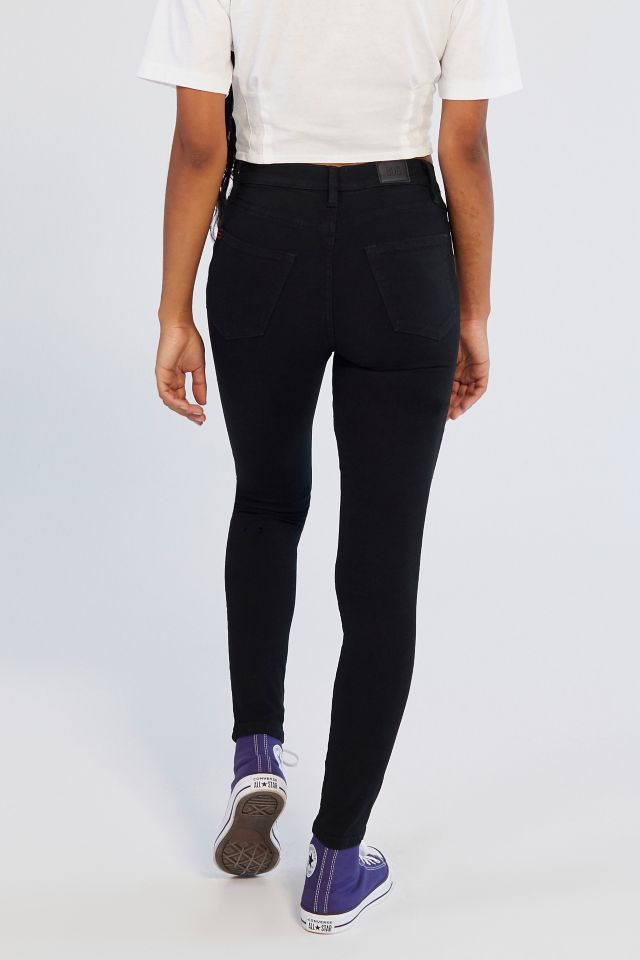 BDG Twig Ripped High-Waisted Skinny Jean - Black #1
