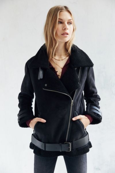 danier long leather jacket