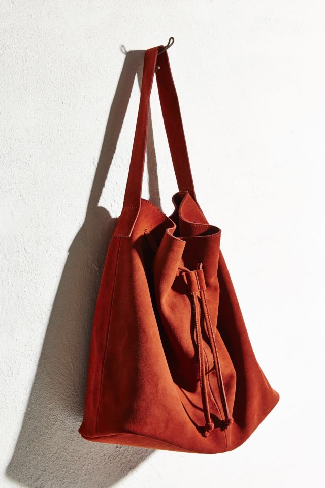 Ecote Suede Drawstring Tote Bag #3