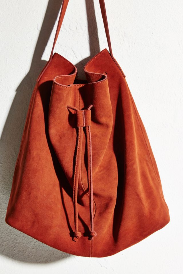 Ecote Suede Drawstring Tote Bag #4