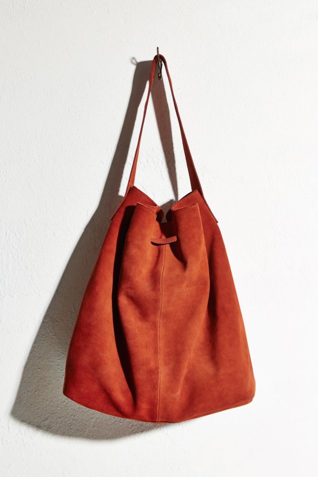 Ecote Suede Drawstring Tote Bag #5