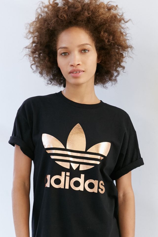 adidas Originals Women's Trefoil Monogram Infill T-Shirt