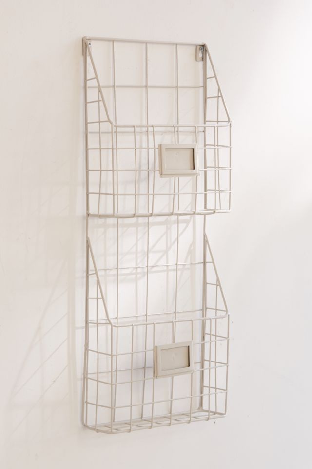 Two Tier Hanging Magazine Rack #1