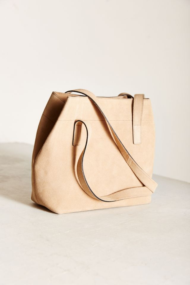 Kimchi & Blue Kimchi Blue Suede Zip Lip Tote Bag, $98, Urban Outfitters