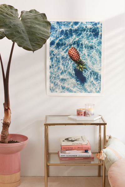 Dean Martindale The Floating Pineapple Art Print | Urban Outfitters