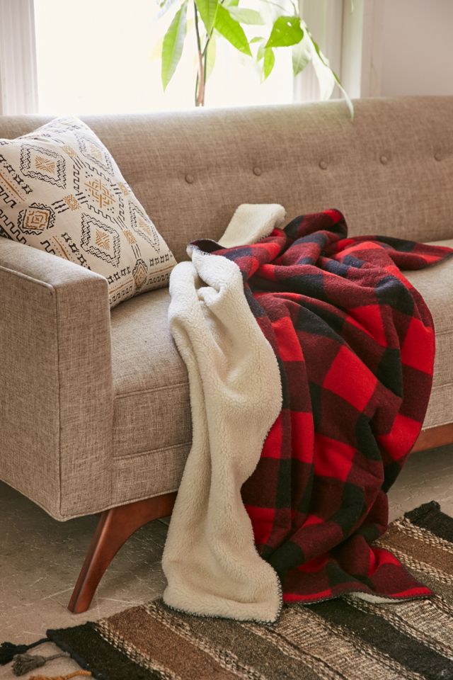 Woolrich Sherpa Rough Rider Throw Blanket Urban Outfitters