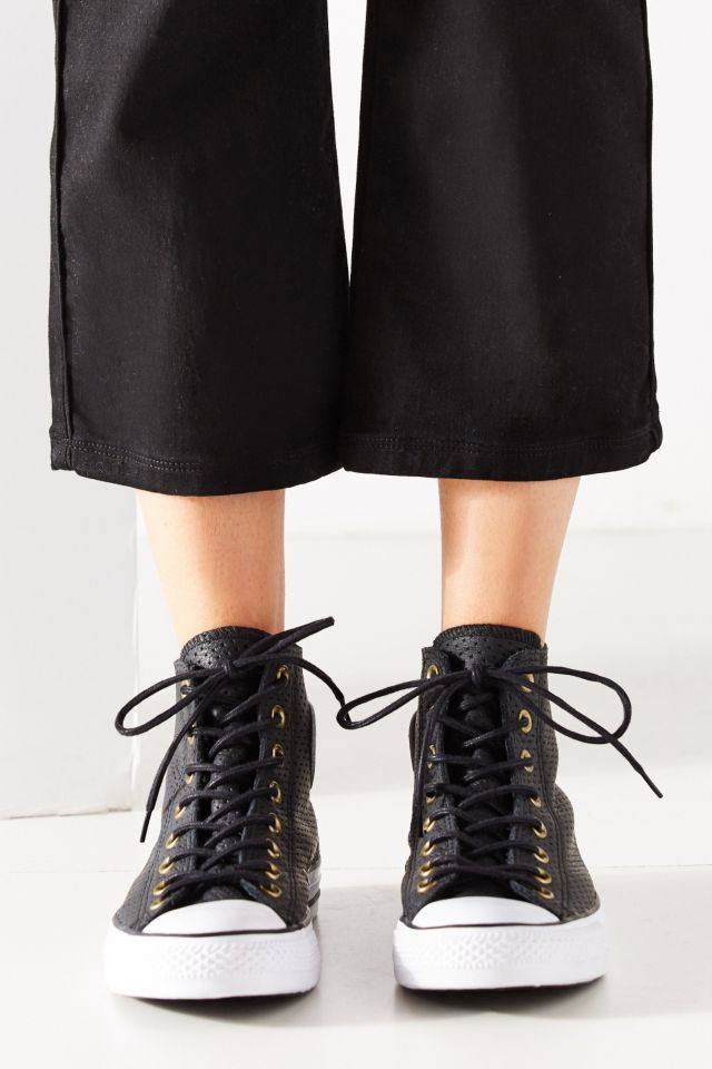 Converse Chuck Taylor Perforated Leather Sneaker #2