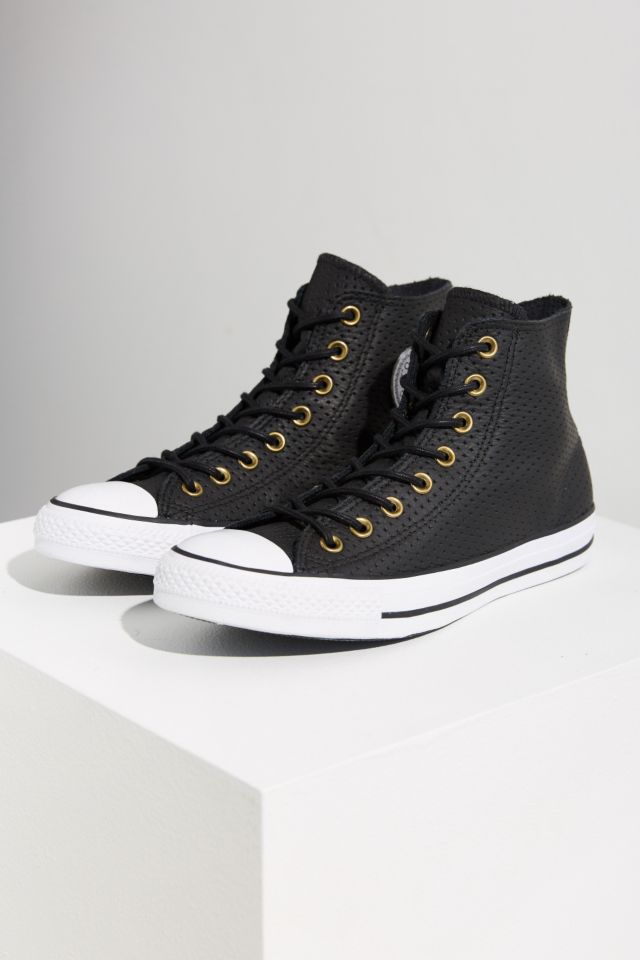 Converse Chuck Taylor Perforated Leather Sneaker #3
