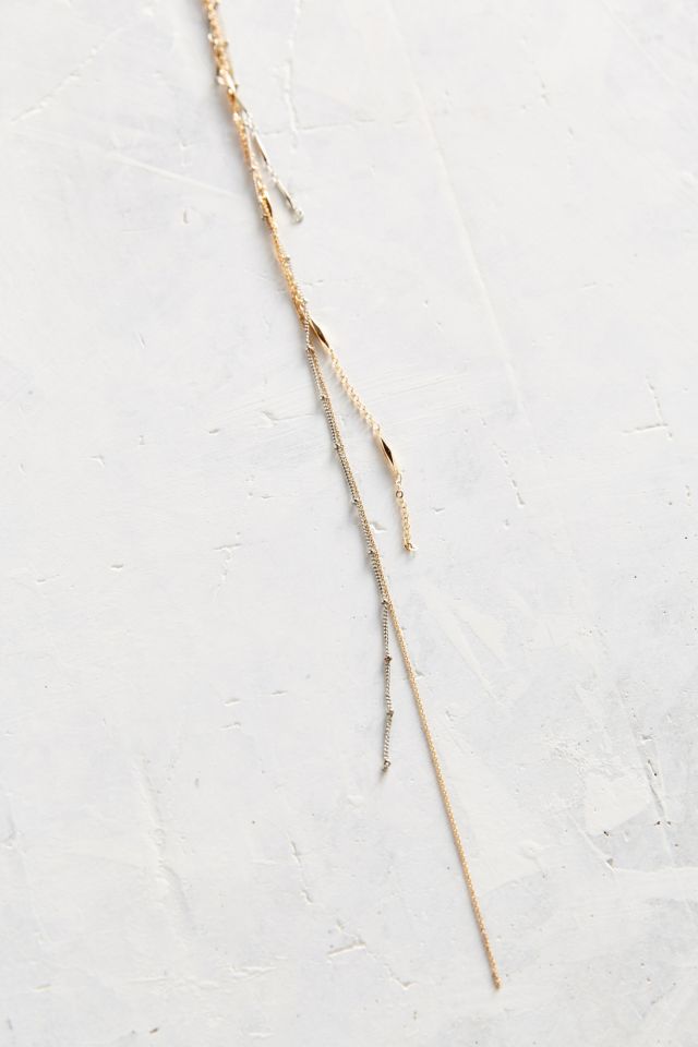 In The Loop Lariat Necklace #4