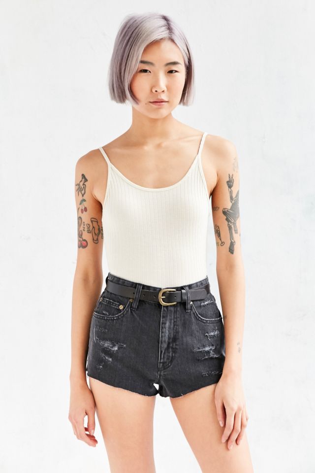 High rise hot sale cheeky shorts