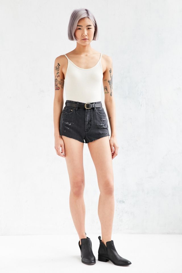 Short En Denim BDG Urban Outfitters - Taille 27 - Coupe Haute Et Courte (Cheeky) - Bleu - Très Bon état