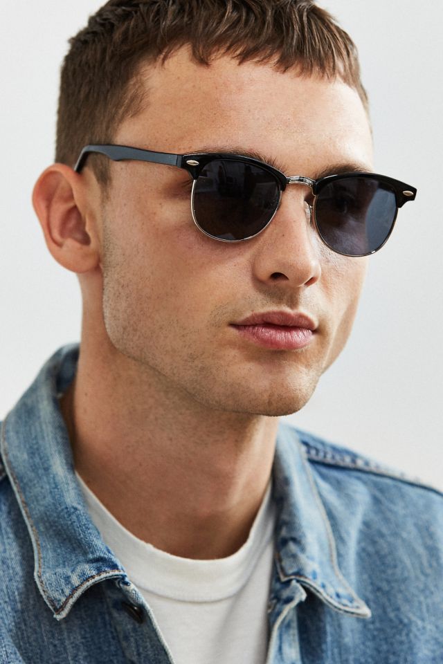 Lunettes de soleil demi-contour classiques #1