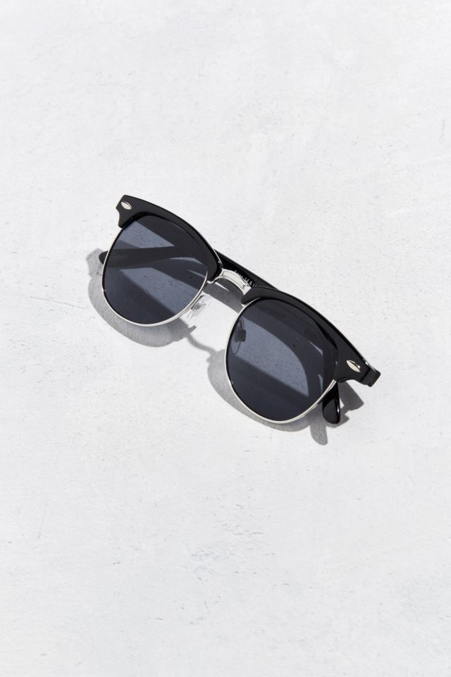 Lunettes de soleil demi-contour classiques #4