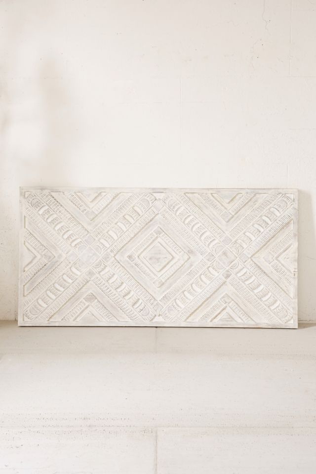 Amira Carved Wood Headboard #1