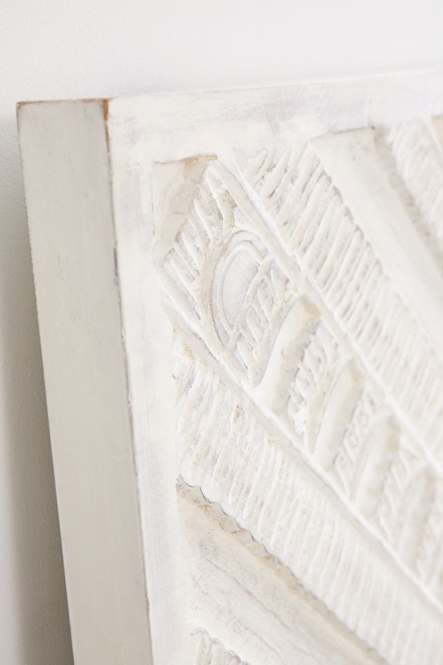 Amira Carved Wood Headboard #3