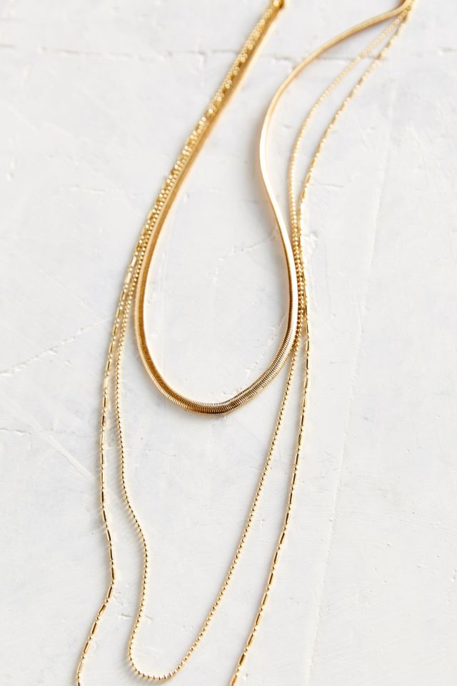 Downtown Layered Chain Necklace #1