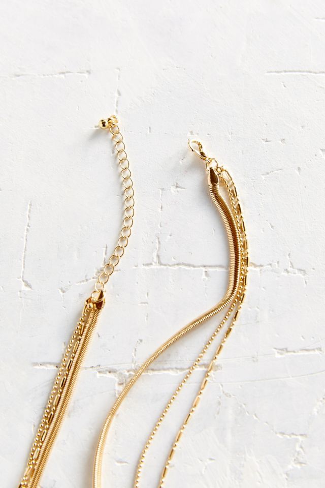 Downtown Layered Chain Necklace #3
